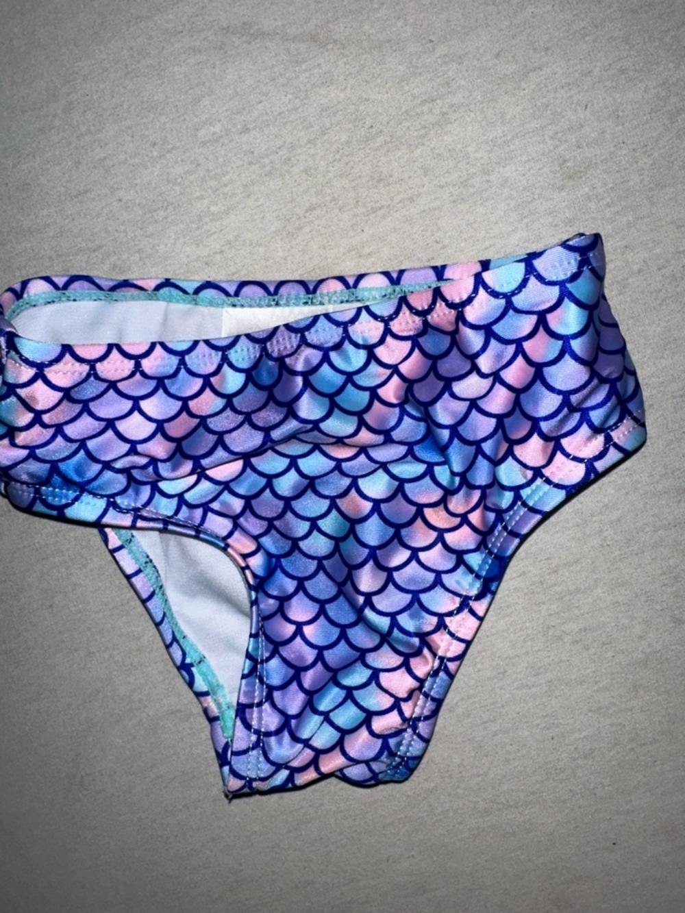 Kids Size 2T Shelloha  Girls Mermaid Scale Swim Bottoms -